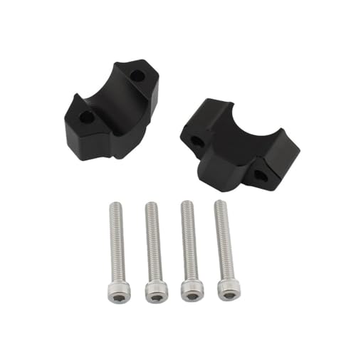 Rehausseurs serrage guidons noir pour moto XSR900 et MT-09