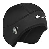 [WOLFILIST] インナーキャップ サイクルキャップ 秋冬用 ヘルメット インナー 帽子 防寒 防風 スカルキャップ ビーニー 裏起毛 保温 耳あて 男女兼用 自転車・スキー・ 登山 ・ランニング 帽子