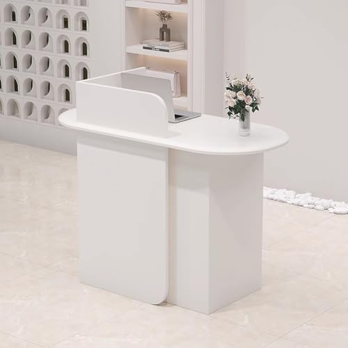 BK&MF ��t�J�E���^�[ �����o���t�� ���W�J�E���^�[ ���ԑg�ݗ��Ă��ȒP ��80-120cm���K�͓X�܂̃��W��ƃt�����g�f�X�N ���e�� �A�p�����V���b�v �I�t�B�X��t��,A,100x50x95cm(39x20x37inch)