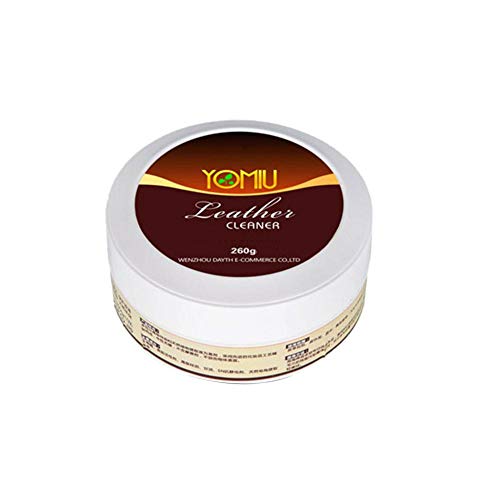 Leather Cleaning Cream,Multifunctional Leather Refurbishing Cleaning Agent,Cleaner Care Detergent,Magic Wipe Cleaner,Repair Tool Cream with Sponge-260g