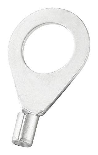 Terminal, Ring Tongue, M8, 16AWG, Crimp Terminals - Ring Tongue Terminals Connectors, Qty.100 | MC002878