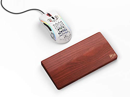 Image of Glorious Gaming Wooden Mouse Wrist Rest - Brown /Golden Oak - for Gaming Mice, Wood Ergonomic Palm Rest| 8x4 inches /19mm Thick (GV-M-Brown)