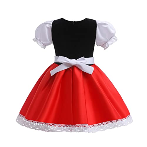 Lito Angels Little Red Riding Hood Costume Fancy Dress Up Set with Cloak for Kids Girls Age 2 to 13 Years
