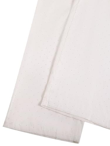 WDIRARA Women's Rhinestone Satin Pants Drawstring Waist Wide Leg Palazzo Trousers3