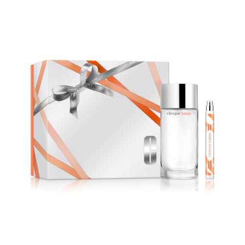 Clinique Happy Perfume Gift Set | Full Size + Travel Spray Duo | Gifts for Women