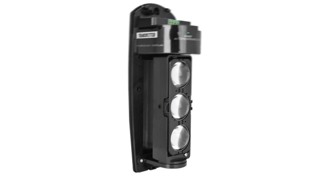 Triple Beam Alarm Photoelectric Beam Sensor Infrared Detector Security System Outdoor Weatherproof Motion Sensing Security Perimeter Alert System(-200)