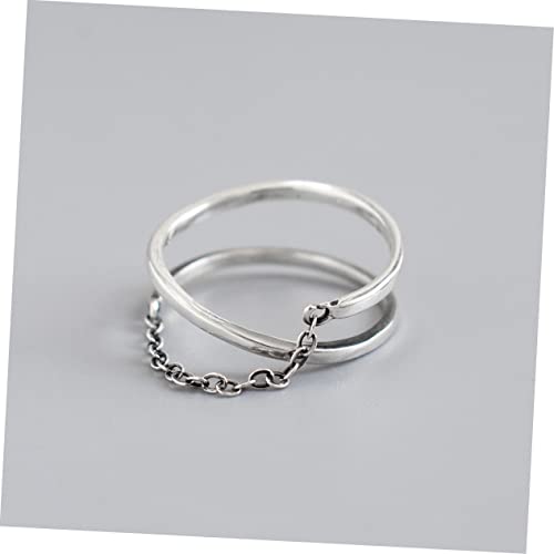 Bague en argent sterling massif de qualité supérieure - 2