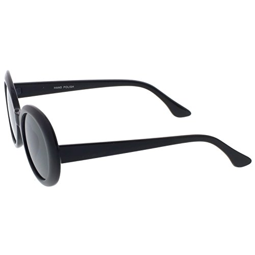 zeroUV - Large Clout Goggles Thick Oval Frame Sunglasses with Round Lens 53mm3