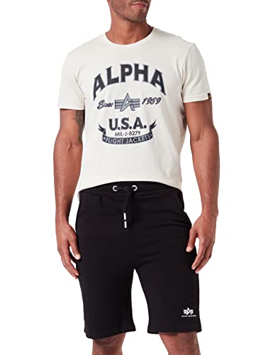 Alpha Industries Herren Basic Short SL Bermuda, Black, M Cover