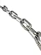 Edelstahl-Kette, Schwerlast geschweißte Kettenglieder für hängende Zäune, Gehen mit Hundekette, Schaukel-Kette, Trocknen Wäsche-Kette, Durchmesser 1,2mm, Kettenlänge 8M,Maximale Last 10KG