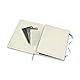 Moleskine Pro Notebook Professionelles Arbeitsnotizbuch (Hardcover mit Elastischem Verschluss, Extra Groß 19 x 25 cm, 192 Seiten) waldgrün