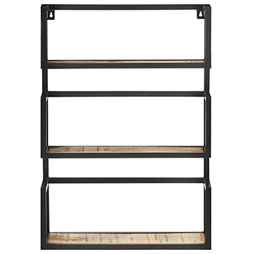 Étagère murale bois de manguier 60 cm pour optimiser les petits espaces vides