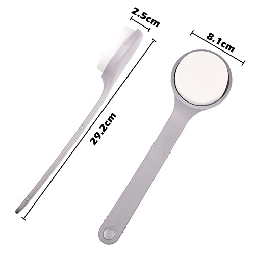 HIXNUG 2 Pieces Lotion Applicator for Back Long Handle Lotion Applicator Bath Sponge Brush Bath Cream Applicator Long Handle - Image 3