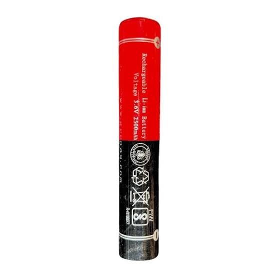 Sam 3.6 Volt 2500 mAh Ni-CD Rechargeable Battery, for Britelite Torch, Size (Height of 12.9 cm and a Diameter of 2.3 cm)-image-5