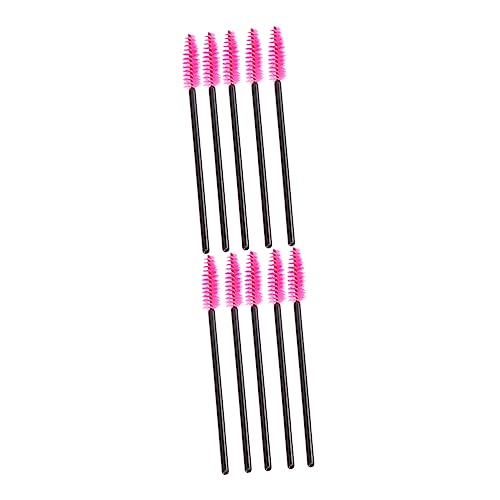 Beatifufu Lash Brush Eyelash 100pcs Disposable Mascara Wands Fine Nylon Bristles Easy Application Perfect for Makeup Lovers