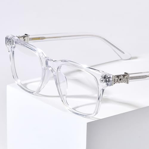 Image of HEPIDEM Acetate Glasses Frame Men Women Square Eyeglasses Optical Spectacles 9395