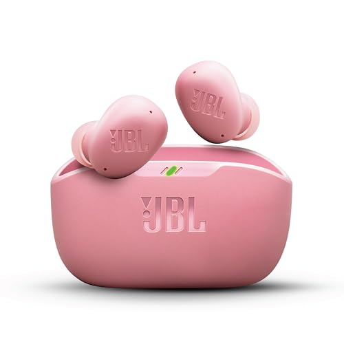 JBL Wave Buds 2 Ear Buds Wireless BluetoothV5.3, Active Noise Cancellation Earbuds,Multi Connect, App for Customized Extra Bass Eq, Relax Mode,Speed Charge, 40H Playback, Fast Pair, 4 Mics,IP54(Pink)