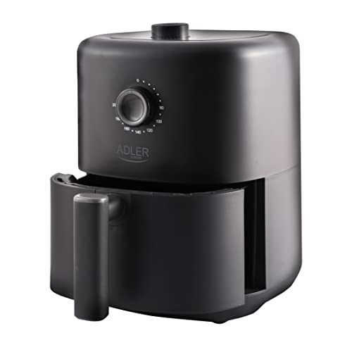 JUNG ADLER AD6310 Airfryer Heißluftfritteuse 3L, Fritteuse 30 min. Timer, automatische Abschaltung, 1300W, Friteuse, Heissluftfriteuse - 23 x 29 x 31,5 cm – Bild 5
