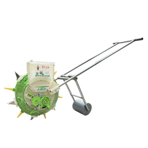 HJDSUDU Sembradora de Rodillos de Empuje Manual, esparcidores de césped y jardín, siembra Tipo Caminar, sembradora Manual Sembradora de jardín de Empuje Manual Sembradora de Rodillos,8 mouth/21cm