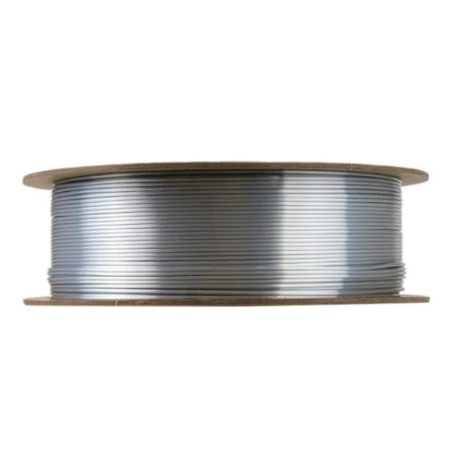 Image of eSUN 1.75mm Silk PLA 3D Printing Filament Silver, Net Weight-1Kg