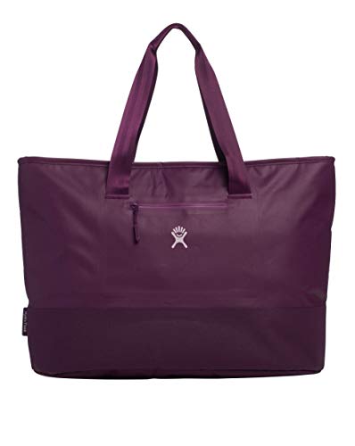 Hydro Flask 8 L Reusable Cooler Bag Insulated Lunch Tote Eggplant - Waterproof, Collapsable, BPA-Free, Non-Toxic