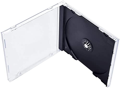 Americopy 100 Standard CD Jewel Case - Assembled - Black