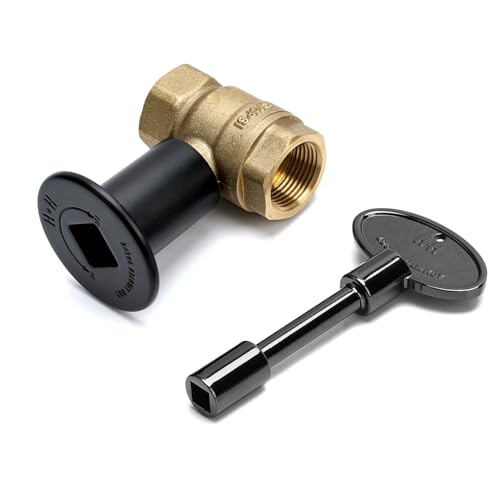 Skyflame 3/4" Straight Gas Key Valve Kit