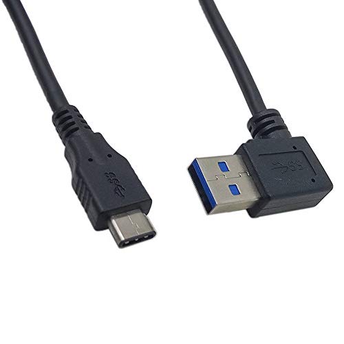 USB 3.0 ϊA_v^, USB-C 3.1 IX to USB-A 3.0 IX 90xE P[u f[^](ő5Gbps) USB Type-C@Ή ϊ  RlN^