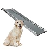 PetSafe Happy Ride Compact Telescoping Dog Ramp - Portable Pet Ramp for Cars, Trucks & SUVs with Adjustable Sizing - Non-Slip Design - Lightweight Pet Mobility Assistance - Compact