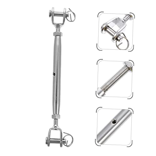 OUNONA 1pc Cerrado Cuerpo Tensores de Acero Inoxidable para Tensión miniatura 3
