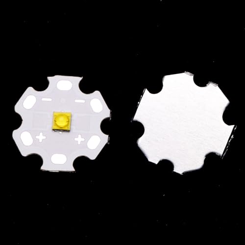 5pcs 3w warm white 3535 smd high power cob led chip with aluminum plate 20mm star pcb base heat sink led chip replacement or bulb lamp diy lighting700ma28-32v2800-3200k120deg