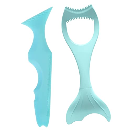 Didiseaon Silicone Makeup Aid Tools Set 2pcs Eyeliner Stencils Eyeliner Guard Mascara Stencil Perfect for Eye Makeup Professionals Beginners