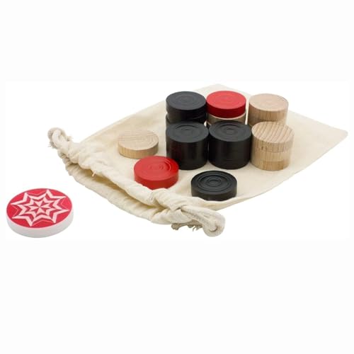Gico Pions de Carrom complet, Striker Standard 12g, MB Classe