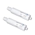 Amazon Basics Inline Water Filter, 2 Pack, without hose