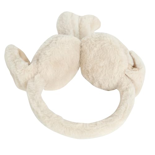 Image of FabSeasons Soft & Warm Winter Ear Muffs | Plush Faux Fur Ear Warmers for Cold Weather | Lightweight & Cozy Ear Protection