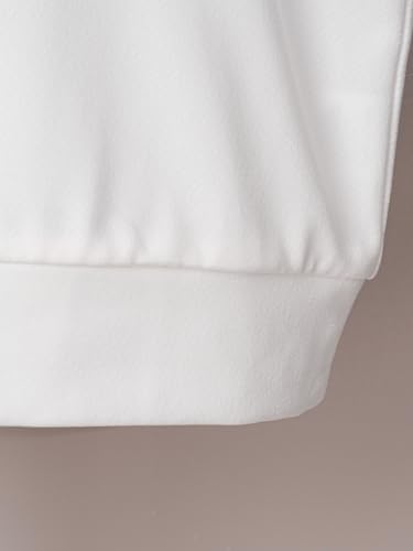 COZYEASE Girl's Letter Camo Graphic Hooded Sweatshirt Long Sleeve Drop Shoulder Hoodie Pullover Tops4