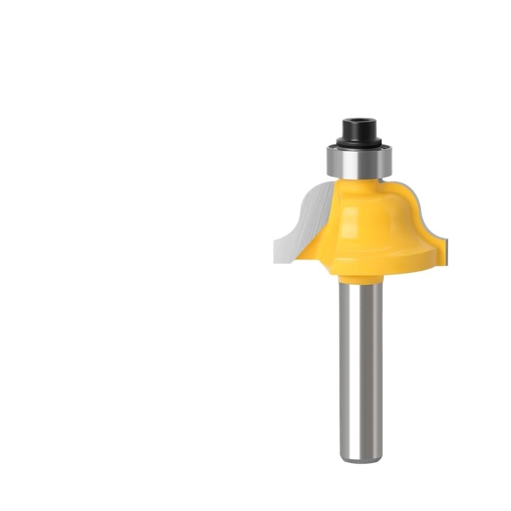 1PC 1/4inch Shank for Woodwork Power Tools,Trimming Machine Router Bit Bakelite Milling Engraving Machine,Woodworking Milling Cutter(NO12 6mm Shank)