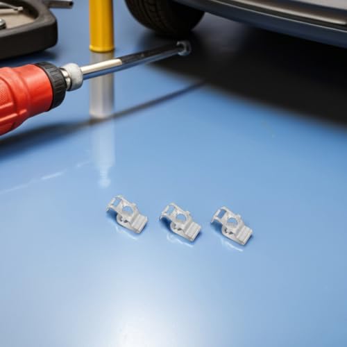 Tornillos autorroscantes de metal y clips de coche para solucionar vibraciones en el motor 5