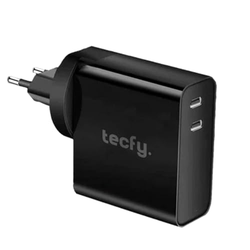 Adaptador Power Pulse Pro USB-C 65W TECFY ideal para teletrabajo en cafeterías