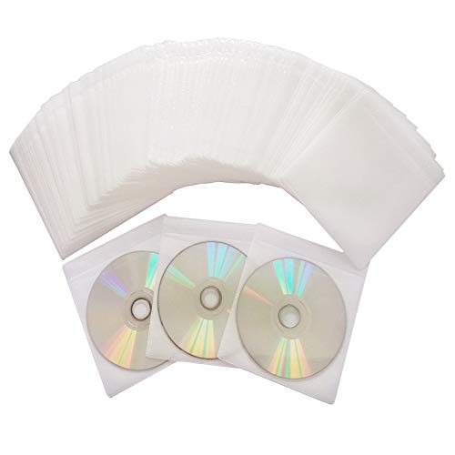 Amazon.co.jp: 100枚パック プレミアムCD DVDスリーブ 厚い