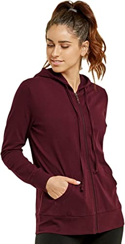 Image of Women's Zipper Sweatshirt Hoodies with Pocket Winter Collection Comfort Soild Hoodie for Women