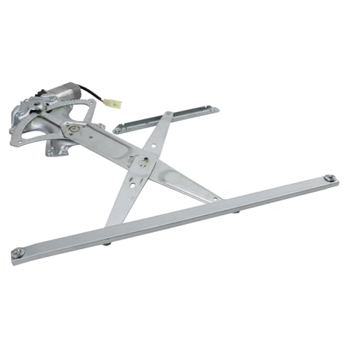 Image of TRQ Front Driver Side Power Window Motor and Regulator Assembly Compatible with 2006-2012 Toyota RAV4 Japan Built Models 1st VIN Digit J 2004-2006 Scion xA Japan Built Models 1st VIN Digit J