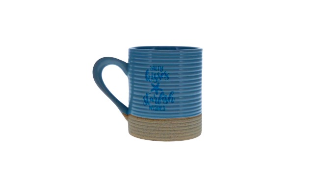 Cape Shore taza de cerámica 15 oz con diseño estrella de mar miniatura 7