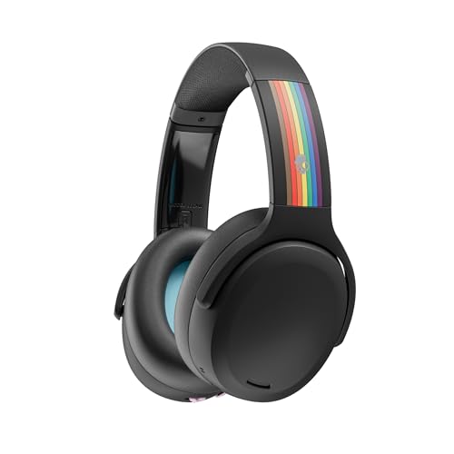 Image of Skullcandy Crusher ANC 2 Wireless Over-Ear Bluetooth Headphones with Multi-Sensory Bass, Active Noise Cancelling, Up to 60 Hours Battery, Microphone for iPhone Android - All Love 2026