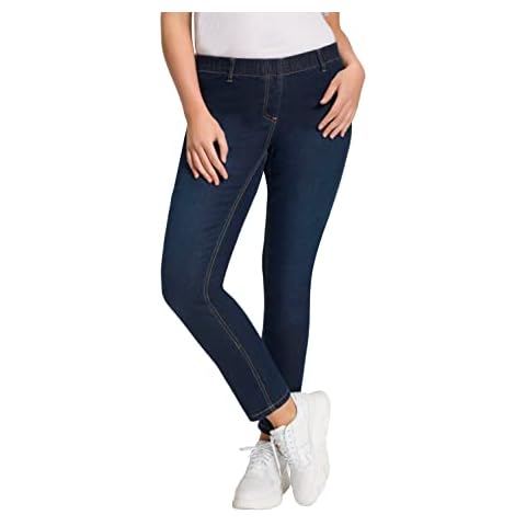 Ulla Popken Jegging En Denim Elástico para Mujer Cover