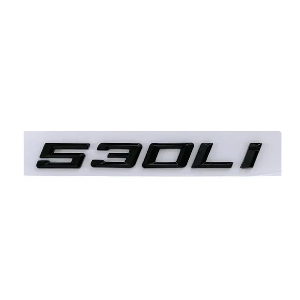 YTQMoreBNZ YYDStes ABS Car Sticker Trunk Emblem Badge Fender Side Decals Compatible With BMW 520Li 528Li 530Li 730Li 740Li 750Li
