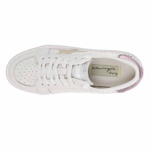 VINTAGE HAVANA Womens Reflex Metallic Slip On Sneakers Shoes Casual - Off White4