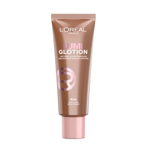 L'Oréal Paris Lumi Glotion Illuminante Liquido, 904 Deep Glow, 40 ml