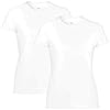 Gildan Women's Softstyle Cotton T-Shirt, Style G64000L, Multipack, White (2-Pack), Medium