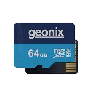 Geonix 64GB MicroSDXC, 150MB/s Read, 70MB/s Write, Memory Card, 5 Years Warranty